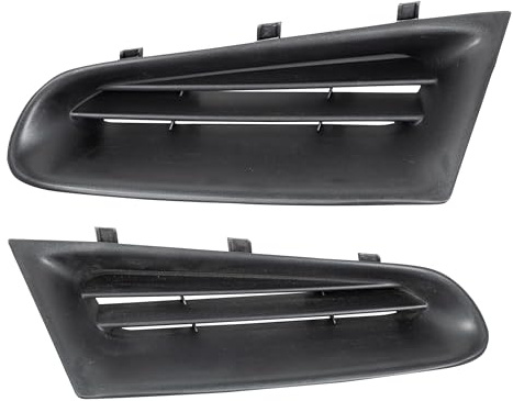 Grilles de calandre pare-chocs noires droite et gauche | Installation facile & qualité OEM | Compatible avec Renault Clio 3 III | FINAO AUTOPARTS