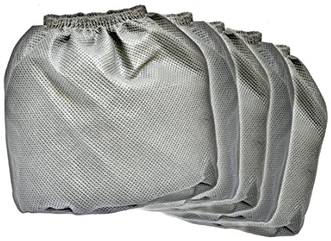 5 Textilfilter Ersatzfilter Bosch AdvancedVac 20 Bosch UniversalVac 15 Stoffbeutel grau Motorfilter Nass Trocken Sauger/Kesselsauger auswaschbarer Stofffilter