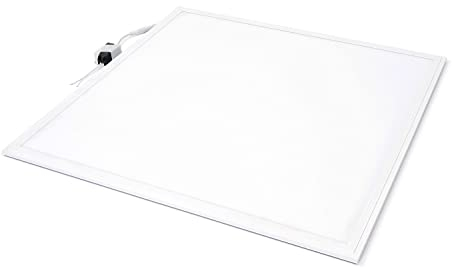 LumenTEC LED Panel, Deckenleuchte, Deckenlampe 40 Watt, 3200 Lumen, 3000 Kelvin, 60x60cm Panel für Wohnzimmer, Büroräume, Flure, Küche (60x60 40W), Weiß, 01