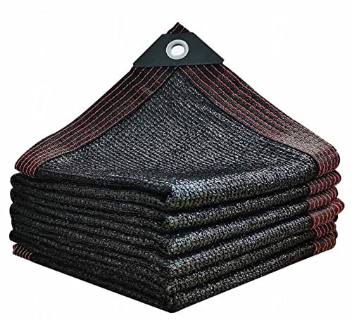 Sail Shades for Garden Large Shade Net 90% for Patio Mesh Breathable Shade Cloth Sunscreen Heat-insulating Shade Garden/Balcony/Courtyard, Customizable Sizes,black-3x3m