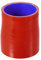 Motoforti Tubo riduttore dritto universale in silicone per raccordo tubo intercooler rinforzato a 4 strati, 57mm-63mm, colore rosso