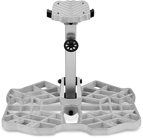 UIIHUNT Tree Saddle Hunting Platform, Reliable Saddle Platform with Non-Slip Ridge Grips, Mobile Cast Aluminum Construction, Fully Adjustable Silent Hunting Saddle Platform, 16.1x12.2 Platform
