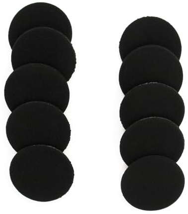 KANGQL 10 paia di cuscinetti morbidi per cuffie, comodi cuscinetti di ricambio in spugna, 40 mm