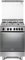 DMX64L - Cucina a gas con forno elettrico, 4 fuochi, 60x60 cm, Classe energetica A