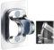 Support pommeau de douche Angle Réglable , support de douchette universel, support de pommeau de douche sans perçage, 12cm Panneau Surdimensionné Adhésif Fort, chromé, argent