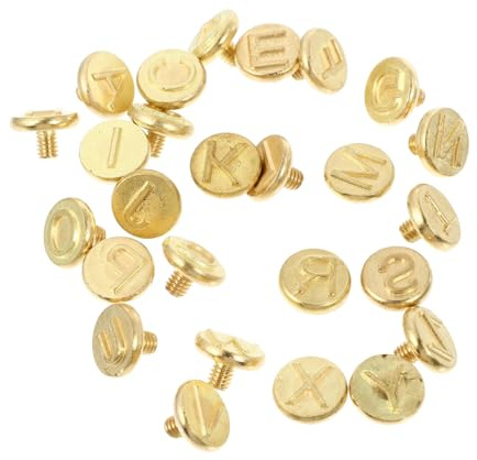 BCOATH Set di Punte per Saldatura in Rame per Incisione e Marchiatura su Legno e Metallo, 28 Pezzi, per Lavori di Artigianato Creativo