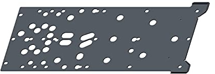 Polaris RANGER OEM Skid Plate, Gloss Black – Underbody Protection Plate for Select RANGER Models – Durable Off-Road Underside Shield – OEM Part #5438572-070