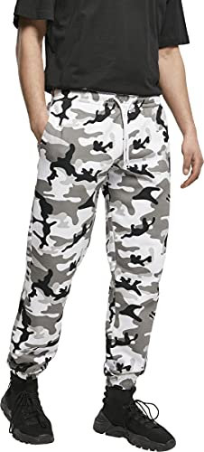 Urban Classics Pantalones Deportivos básicos 2.4 Vestir, Camuflaje de Nieve, 27-32 para Hombre