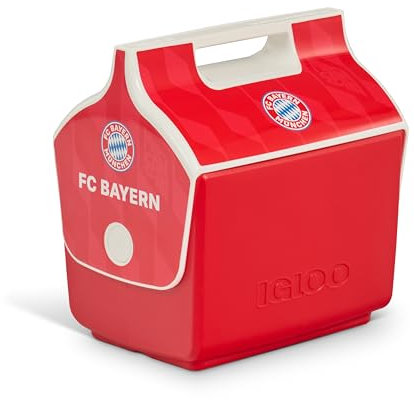 IGLOO Playmate Kühlbox - FC Bayern München - lizensierter Fanartikel, Rote Kühltasche, 6 Liter