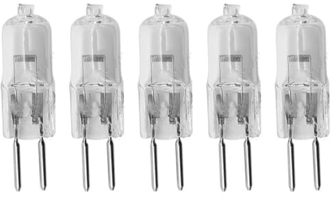 JZLBBC 5 Stück Halogen GY6.35 100W 12 Volt Niederspannungs-Halogenlampe G6.35 12V 20 Watt Kristallklare Halogenlampe G6.35 50W Dimmbar Warmweiß 20W