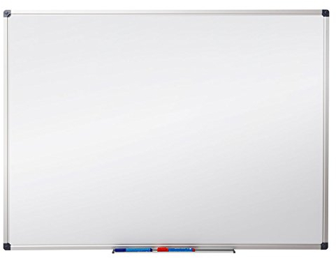 Lavagna Magnetica Bianca - Lavagna Cancellabile, Scrivibile, Combinata per Calamite e Pennarelli in Varie misure - 30X45 cm