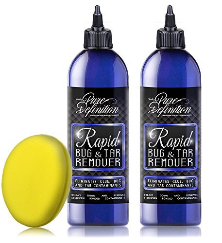 Pure Definition Bug and Tar Remover, Car Spot Glue Cleaner, With Foam Applicator Pad