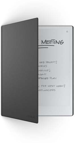 reMarkable Book Folio | Leather Case for reMarkable 2 | Black