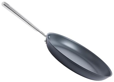 Misen 12 Inch Pre-Seasoned Carbon Steel Fry Pan – Lightweight, Even Heating, Heat Retention – Oven Safe to 500°F – Ideal for Searing, Sautéing, and Frying – Versatile Durable, Easy to Clean