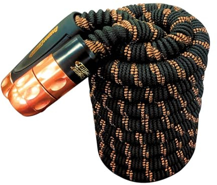 Pocket Hose Copper Bullet 50 ft - New & Expanding - Tough, Durable, Lightweight & Easy to Use - Garden Equipment - Flexible Collar to Prevent Leaks - Includes Adjustable 3 Speed Nozzle