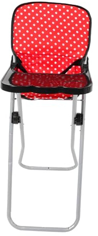 SOPOTUTU Trona Juguete para Muñecas Accesorio para rol y Fiestas Estable y Seguro para Interior y Exterior