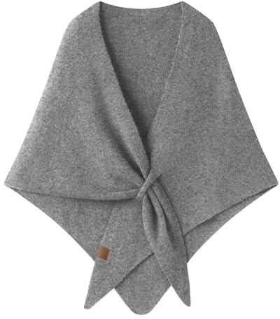 Pashmina scialli e involucri per le donne UK lana lavorata a maglia cashmere poncho mantelli tinta unita aperto davanti scialle cardigan da donna sciarpe morbide comode spalle maglione top festa uso
