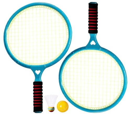Badminton racket för barn | Sport tennisspel, badmintonracketset – för camping, skola, park, trädgård, bakgård, terrass, lekplats, familjesammankomster och födelsedagsfest