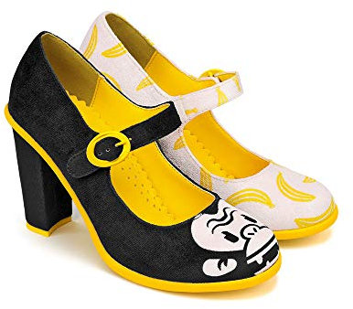 Hot Chocolate Design Chocolaticas High Heels Monkey Business Women's Mary Jane Pump Multicoloured HCD 38