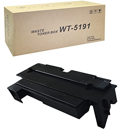 LCL Compatible Waste Toner Container Box Cartridge Replacement for Kyocera 1902R60UN2 WT-5191 TASKalfa 406ci 408ci 508ci Printers (1-Pack)