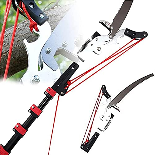 CHUNTIANMEI Teleskop Astsäge Set Teleskopstange Saw Ausziehbare Landschaftsbau Pole Säge Sägeblatt Für Beschneiden Und Trimmen Zweige Und Blätter,7.2M/24FT