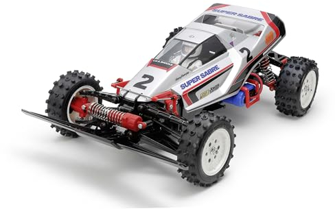 TAMIYA 58728 1:10 Super Sabre (2023) 4WD-Remote Controlled Car, RC Vehicle, Building, Kit Model, Multi-Colour