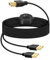 RIIEYOCA 4,5m Cable de Impresora usb, 2 USB-A a USB-B Cable de Impresora Splitter con Tecla de Alternancia, 2 en 1 Salida Compartida de Impresora, Escáner