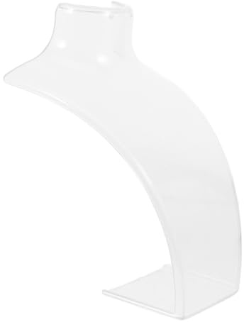 OKUMEYR 3piezas Expositor De Joyas Acrílico Transparente Unidades Para Collares y Aretes Soporte De Acrílico Para Vendedores Para Tiendas De Joyería y Online