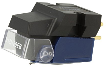 Audio-Technica VM520EB Dual-Moving-Magnet-Stereotonabnehmer mit elliptischer Nadel Dunkelblau