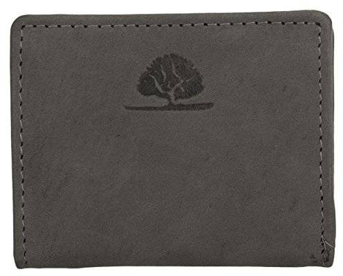 Greenburry Portemonnaie Geldbörse Lederbörse Minibörse Geldbeutel Grau