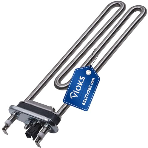 VIOKS Värmeelement 2050 W 240 V med temperaturgivare ersättning för Whirlpūol 481010645279 IRCA 6033188R värmestång radiator för AWA AWE AWM AWS AWT Maxx 6 iQ100 iQ300 iQ500 tvättmaskin Bosch Siеmens