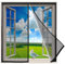 Moustiquaire Fenêtre 140x120cm Moustiquaire Porte Magnétique, Rideau Moustiquaire Pour Porte, Anti Insectes Fermeture Automatique Pour Balcon Salon Couloir Fenêtre Innovant, Noir