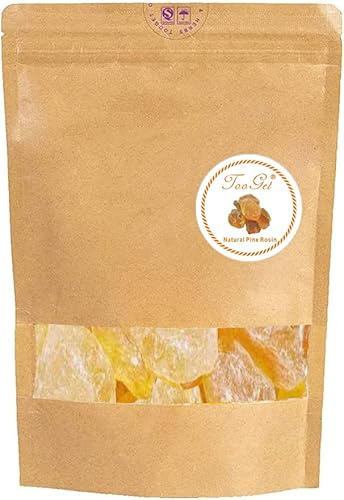 TooGet 400G Pine Rosin, Pine Rosin for Beeswax Wraps, Gum Nugget Rock Form, Baseball Rosin Bag for Pitching, Pine Rosin Powder for Bowling, Golf Rosin Bag