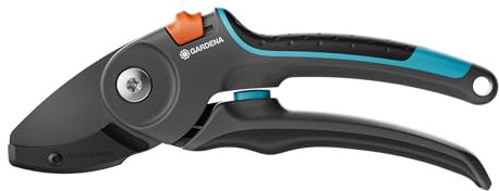 Gardena Secateurs PremiumCut Pro Dry Wood, Anvil, 24 mm Cutting Diameter, ErgoTec Handle with Soft Grip, Precision-Ground Steel Blades, PowerCoating (12250-20)