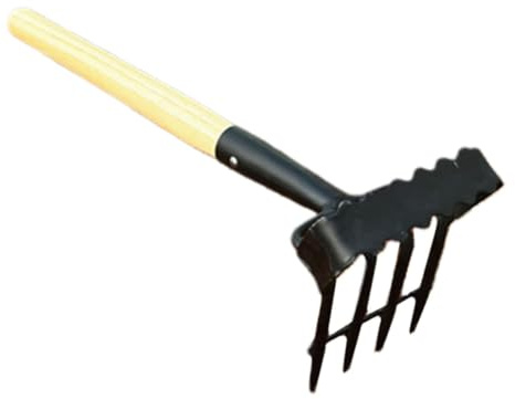 Toddmomy Rastrillo De Jardinería Pequeño Herramienta Manual De Rastrillo De Mano para Cortar y Extraer Profundas