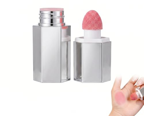 Blush Liquido per Guance, Fard con Applicatore a Spugna Integrato, Effetto Opaco Naturale e Lunga Durata, Trucco Viso Professionale Sfumabile, 5g, V04