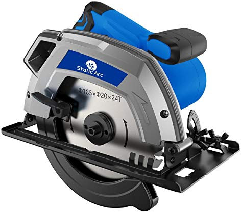 1400W Electric Circular Saw Wood Cutting Blade Power CHOP MITRE Cut 185mm DISC