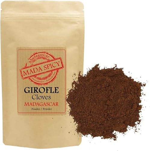 Clavos de olor polvo de Madagascar 200g ” Gourmet Calidad ” / Bolsa kraft resellable.