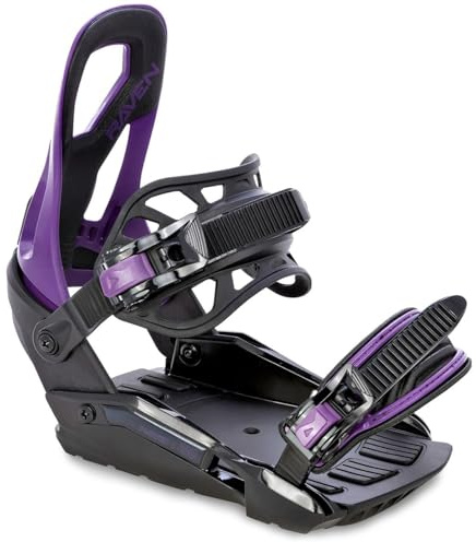 RAVEN - Attacco per snowboard S230 da 37 a 41 adulto - Bambino nero/viola misto