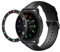 Gehäuse für Xiaomi Watch S3,Sikai Leichte PC Lünette kompatibel mit Xiaomi Watch S3 1,43,Kratz-und Stoßfest,Lässt Sich Nicht Leicht Ablösen (Schwarze Ränder und Neonfarben)