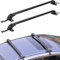 43.3inch Roof Rack Cross Bars,Fits 42.9in to 44.8in Width of 2 Raised Rails with Gap to Car Roof,2-Pieces, Black
