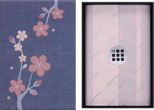 Moleskine Sakura Notizbuch limitierte Ausgabe, P/A6, fester Einband, liniert, mit Box