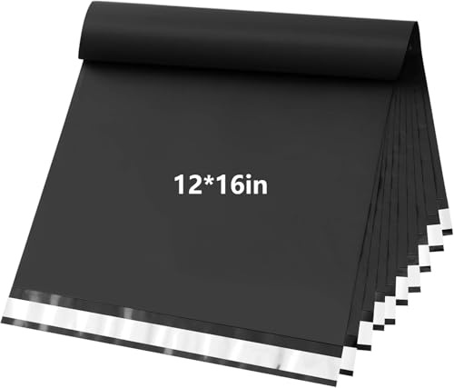 20Pcs Self-Seal Postage Packaging Bags - 12 x 16 Parcel Bags for Clothes & Shipping, Tamper-Proof
