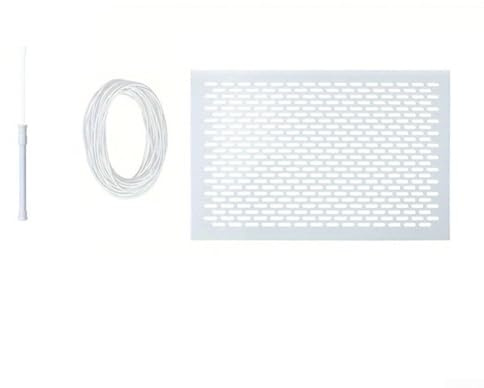 Poolskimmer, 3-delat kit för skräpskydd med PP-nätbräda och teleskopstång effektiv blockering ovan jord och markanvändning