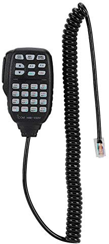 VBESTLIFE Tvåvägs trådlös högtalare, HM-133V handhållen mobilmikrofon med 8-stifts kristallkontakt för ID-800H ID-880H IC-2800H IC-2820H IC-V8000