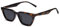SOJOS Cateye Sonnenbrille Damen Polarisiert Vintage Retro Eckig Coole Frauen Schmale UV400 Schutz Klassische Outdoor Moderne Sonnenbrillen SJ2169 mit Schildpatt Rahmen/Graue Linse