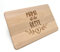 Muttertagsgeschenk Idee - Frühstücksbrettchen aus Holz mit hochwertiger Gravur für die Beste Mama (Mama ist die Beste)