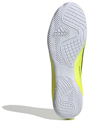 adidas X Crazyfast Club Indoor Boots, Scarpe da Calcio Unisex-Adulto, Solar Yellow/Core Black/Cloud White, 50 EU