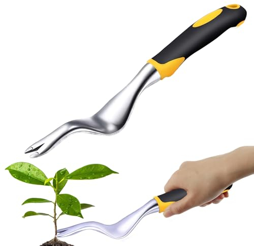 Taozoey Extractor Malas Hierbas, Herramienta de Deshierbe Manual, Desherbador Manual de Acero Inoxidable, Herramientas Huerto, para Quitar Dientes de León, Cardos, Otras Malezas