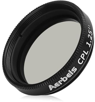 Zirkular-Polarisator-CPL-Teleskopfilter, hohe Durchlässigkeit, optisches Glas, kompatibel mit 1,25 Teleskop-Okular-Zubehör
